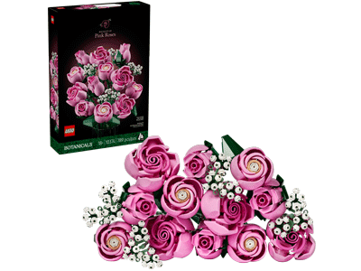 LEGO set 10374 Bouquet of Pink Roses