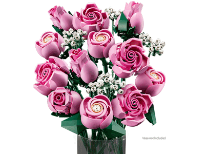 LEGO set 10374 Bouquet of Pink Roses