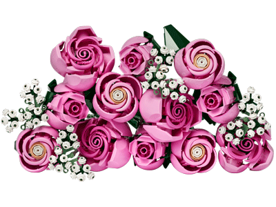 LEGO set 10374 Bouquet of Pink Roses