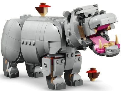 LEGO set 31171 Wild Animals: Majestic Rhino with Birds