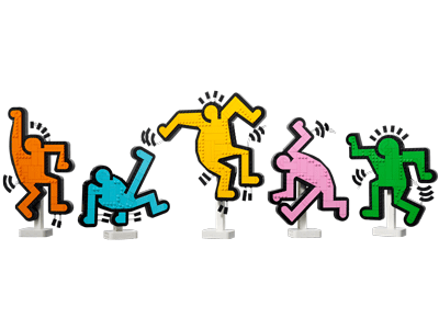 LEGO set 31216 Keith Haring – Dancing Figures