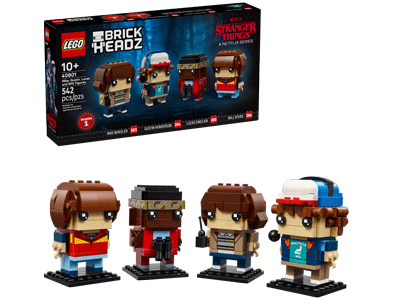 LEGO set 40801 Mike, Dustin, Lucas and Will Figures