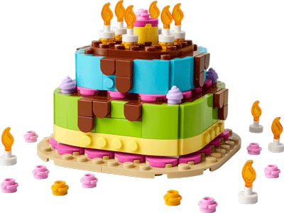 LEGO set 40815 Birthday Party Cake