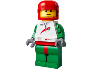 LEGO set 40819 Up-Scaled Racing Driver Minifigure