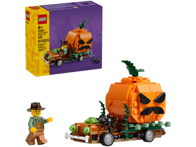LEGO set 40822 Jack-O'-Lantern Pickup Truck