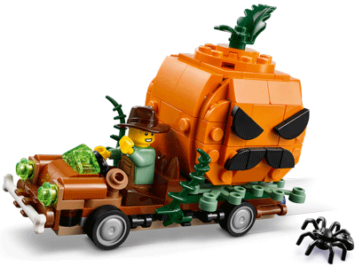 LEGO set 40822 Jack-O'-Lantern Pickup Truck