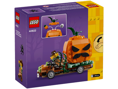 LEGO set 40822 Jack-O'-Lantern Pickup Truck