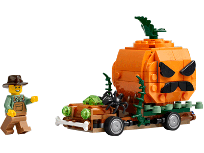 LEGO set 40822 Jack-O'-Lantern Pickup Truck