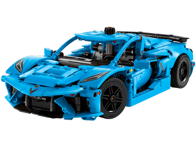 LEGO set 42217 Chevrolet Corvette Stingray Blue