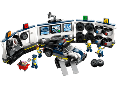 LEGO set 60457 Custom Police Car Garage