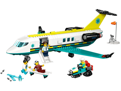 LEGO set 60465 Emergency Air Ambulance Airplane