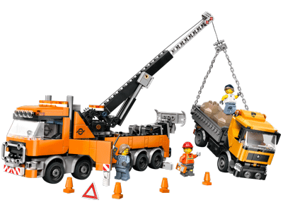 LEGO set 60467 Ages: 8+ 8+ Ages Pieces: 793 793 Pieces LEGO® Insiders Points: 585 585 LEGO® Insiders Points Item: 60467 60467 Item New Heavy-Duty Recovery Tow Truck with Crane