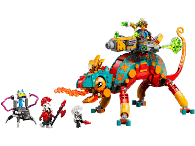 LEGO set 71492 Mateo's Fire Chameleon