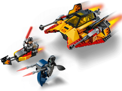 LEGO set 75414 The Force Burner Snowspeeder