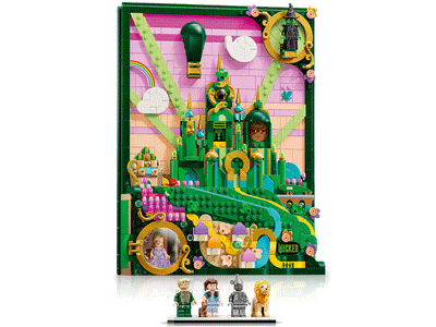 LEGO set 75685 Emerald City Wall Art
