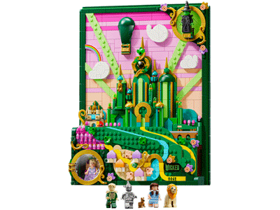 LEGO set 75685 Emerald City Wall Art