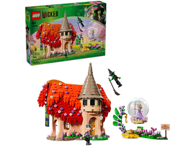 LEGO set 75690 Glinda & Elphaba Visit Munchkinland
