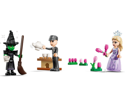 LEGO set 75690 Glinda & Elphaba Visit Munchkinland
