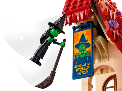 LEGO set 75690 Glinda & Elphaba Visit Munchkinland