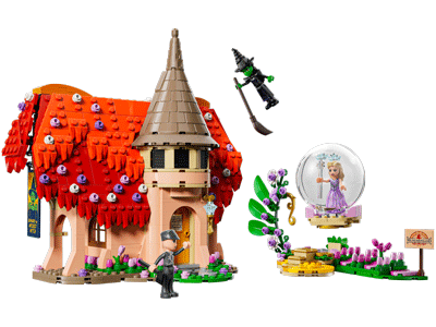 LEGO set 75690 Glinda & Elphaba Visit Munchkinland