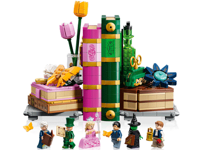 LEGO set 75691 Glinda & Elphaba Bookends