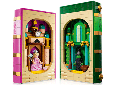 LEGO set 75691 Glinda & Elphaba Bookends