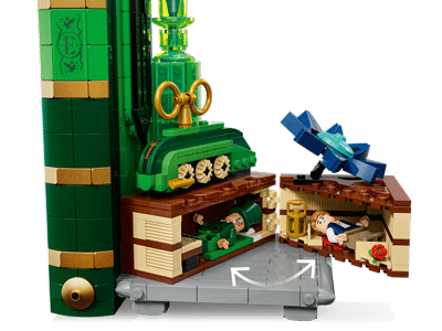 LEGO set 75691 Glinda & Elphaba Bookends