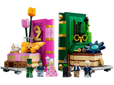 LEGO set 75691 Glinda & Elphaba Bookends