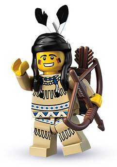 LEGO Tribal Hunter Minifigure